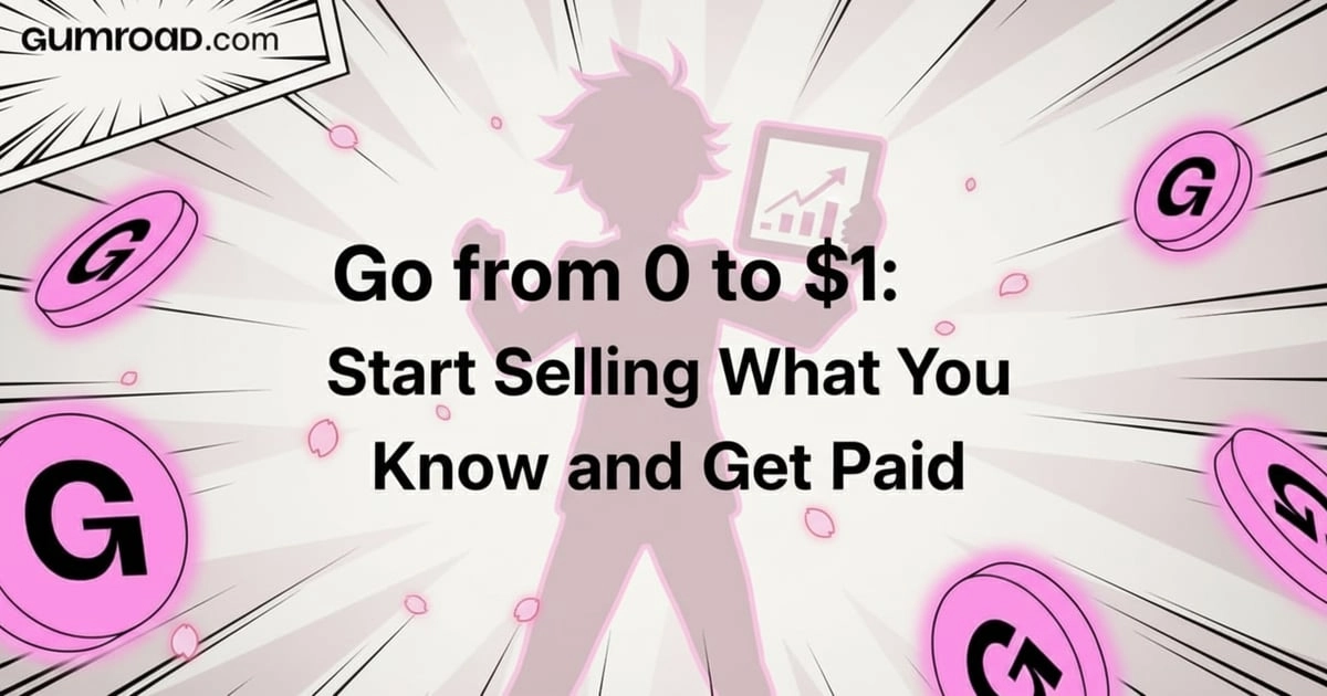 Gumroad anime style OG image generated by OG Pilot