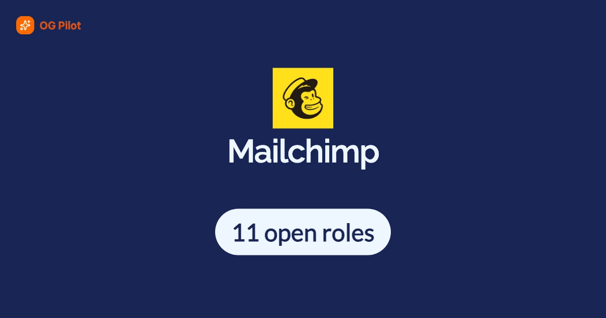 Mailchimp company template example