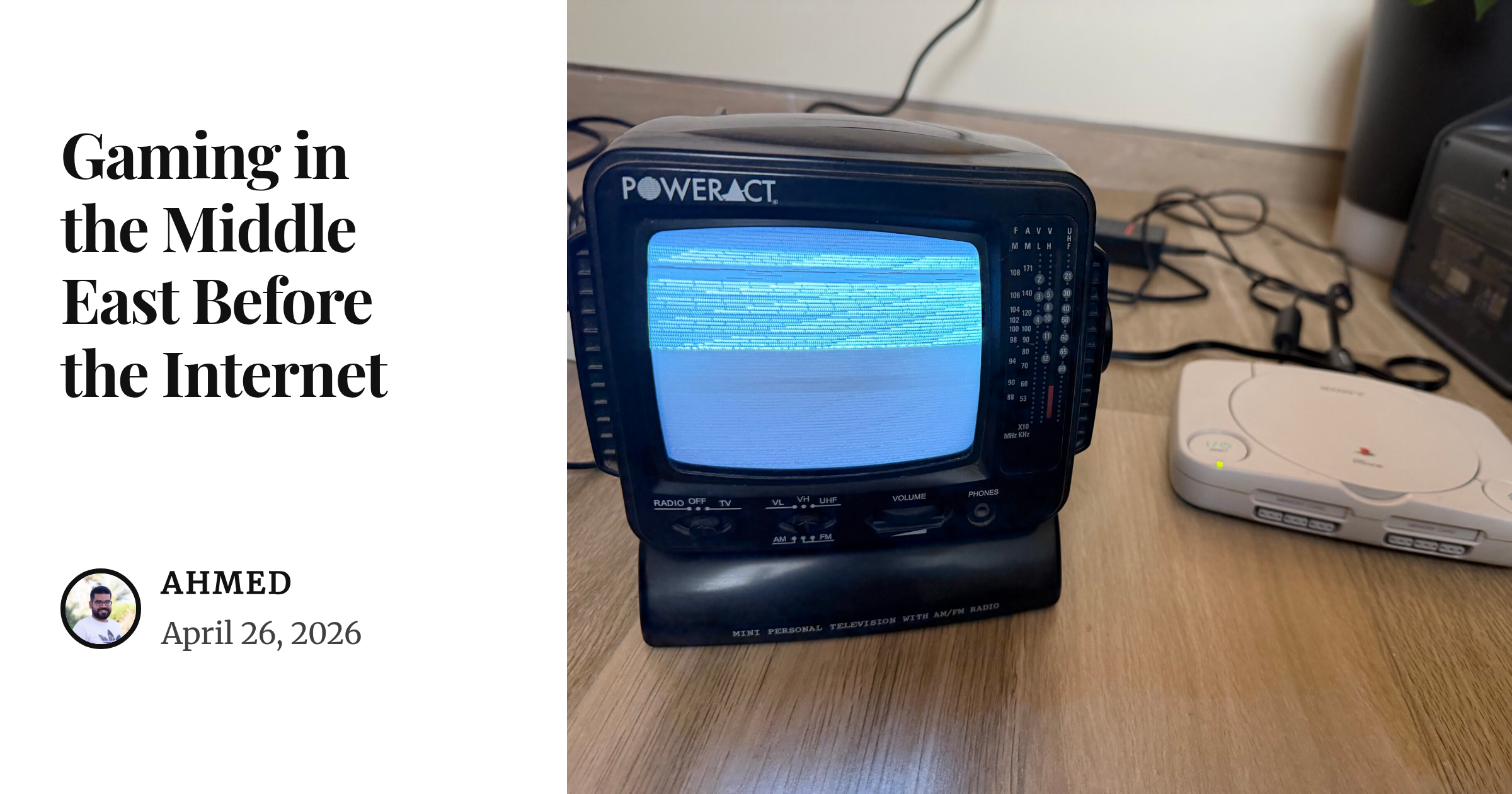 Gaming in the Middle East Before the Internet – Ahmed Hussein
