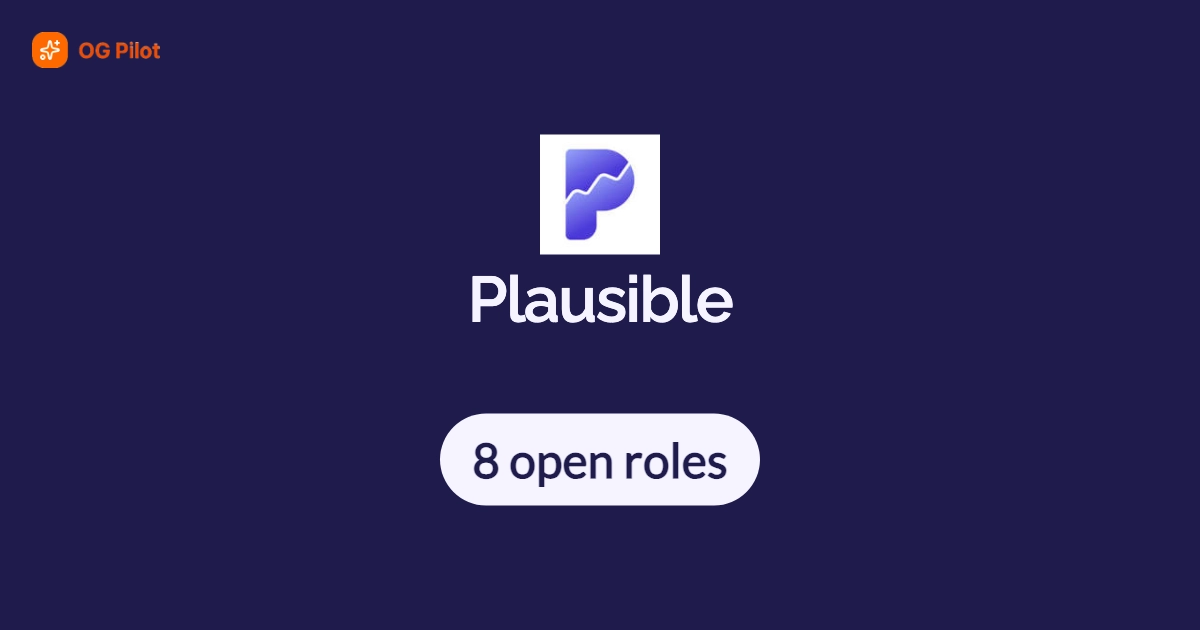 Plausible company template example