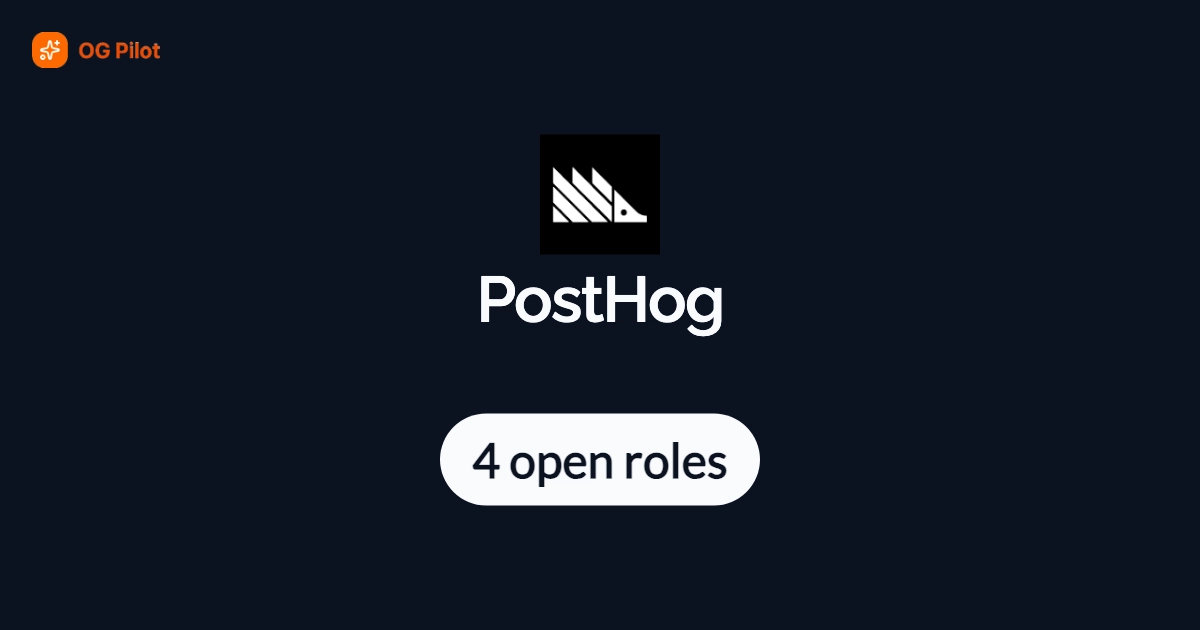 PostHog company template example