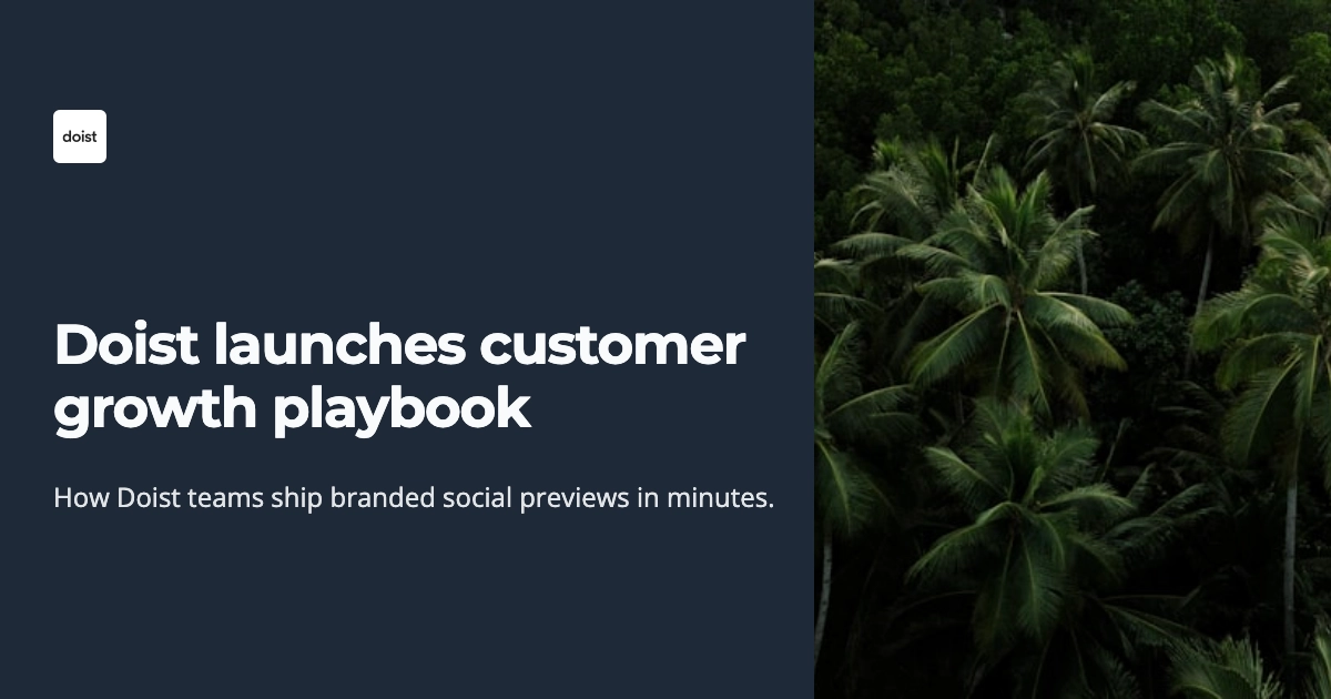 Doist page template example