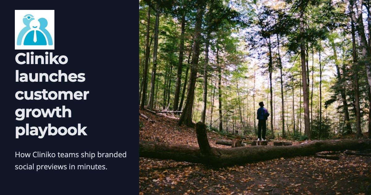 Cliniko page template example